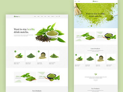 Tea Store HTML Template - Sabujcha html5 modern responsive shopping tea