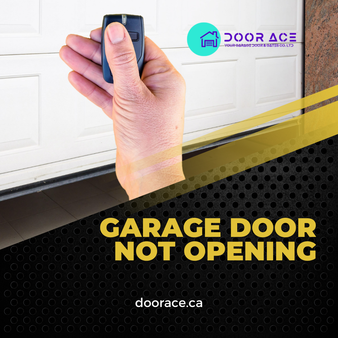 Solving Your Garage Door Not Opening Woes in Surrey by Door Aceltd on