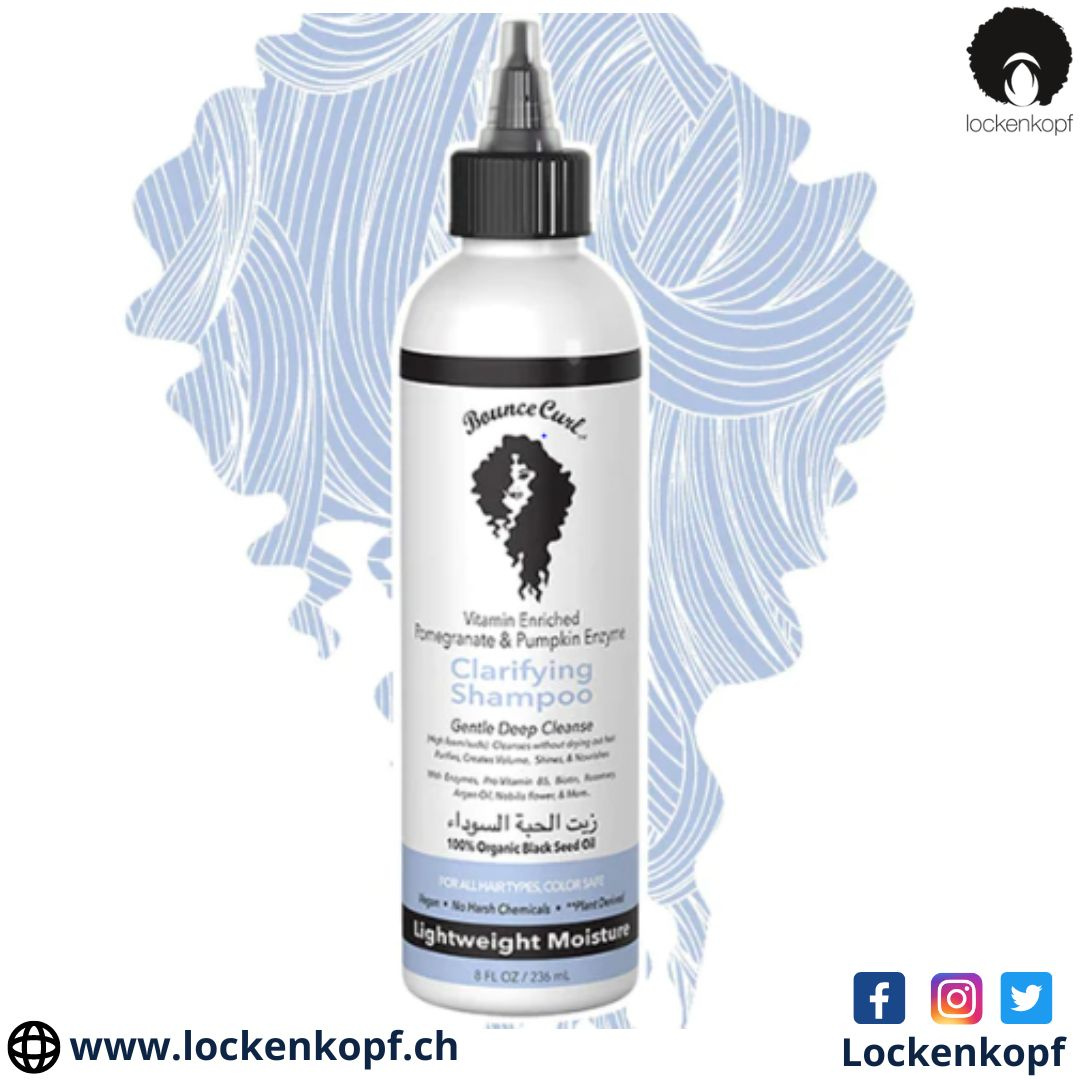 Bounce Curl Enzymes Gentle Clarifying Shampoo For Curly Hair by
