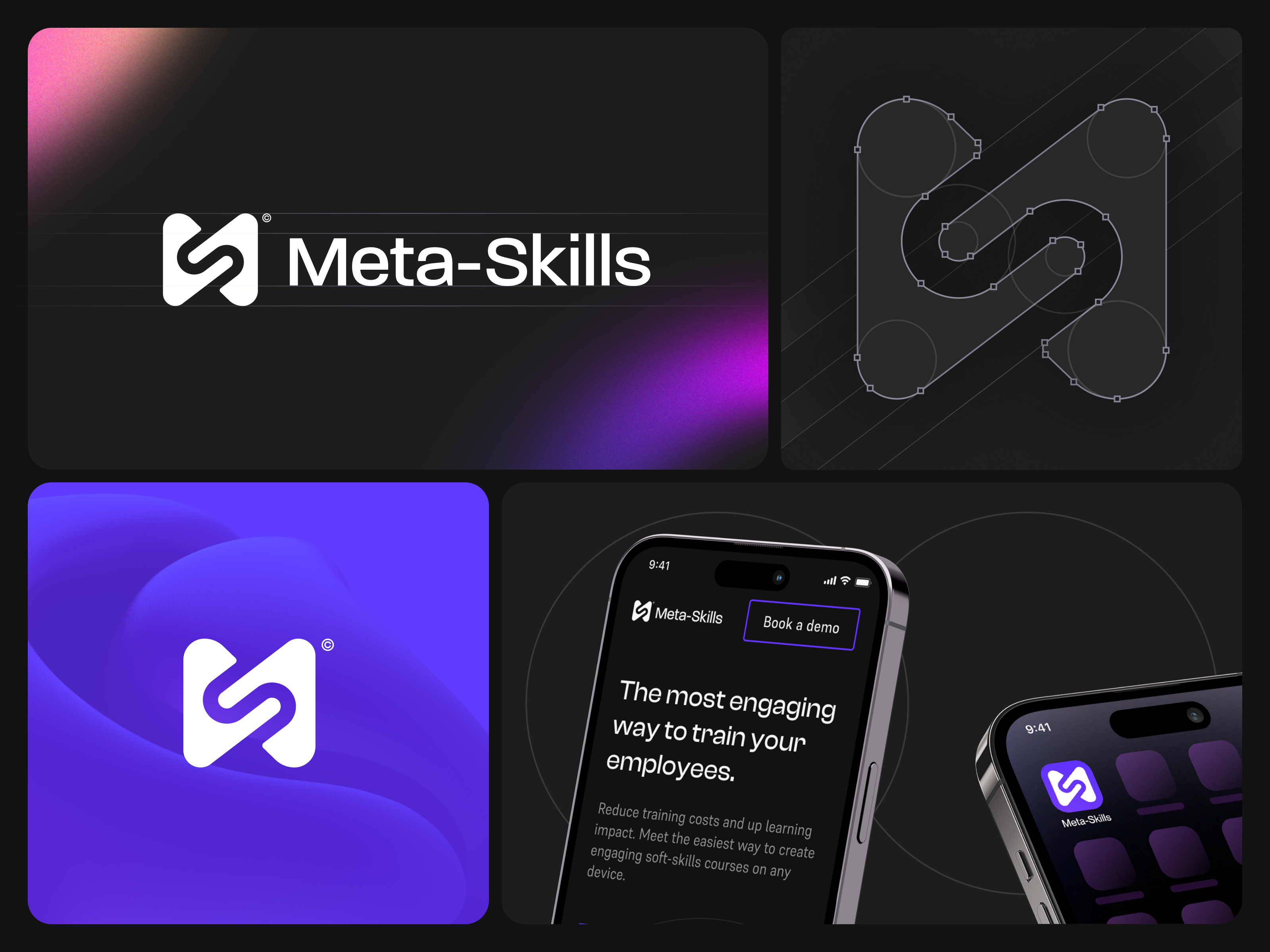 Meta-Skills — Logo brand brand design brand identity branding casestudy design graphic design logo logo design logotype minimal modern shape vector