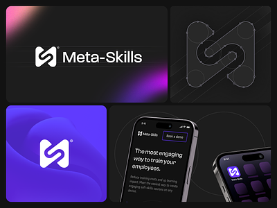 Meta-Skills — Logo brand brand design brand identity branding casestudy design graphic design logo logo design logotype minimal modern shape vector