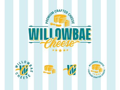 Willowbae Cheese branding cheese corporate identity design illustration lettering logo logo design matt vergotis verg