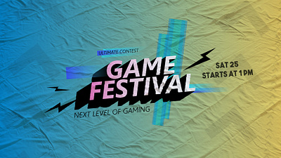 Game festival animation branding graphic design motion graphics