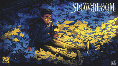 SLOWBLOOM graphic design illustration