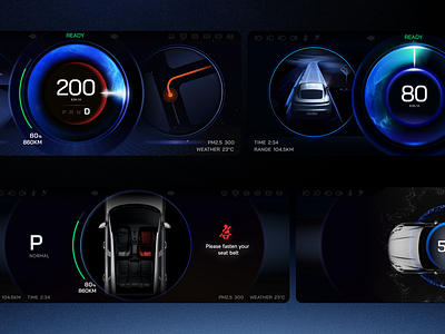 Automotive vehicle UI design automotive design hmi ui ux