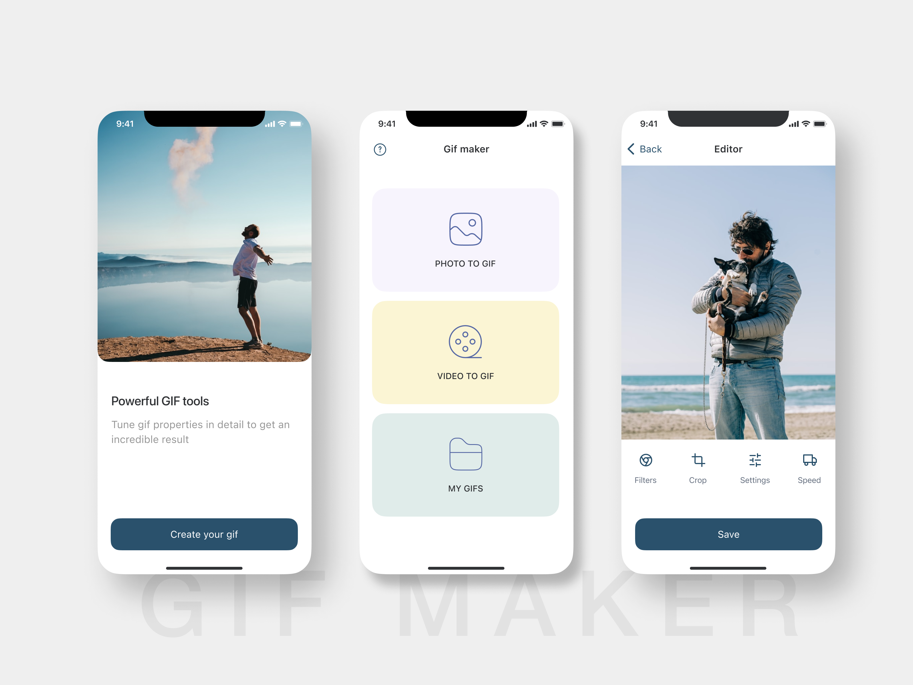 GIF MAKER APP by Jane_P on Dribbble