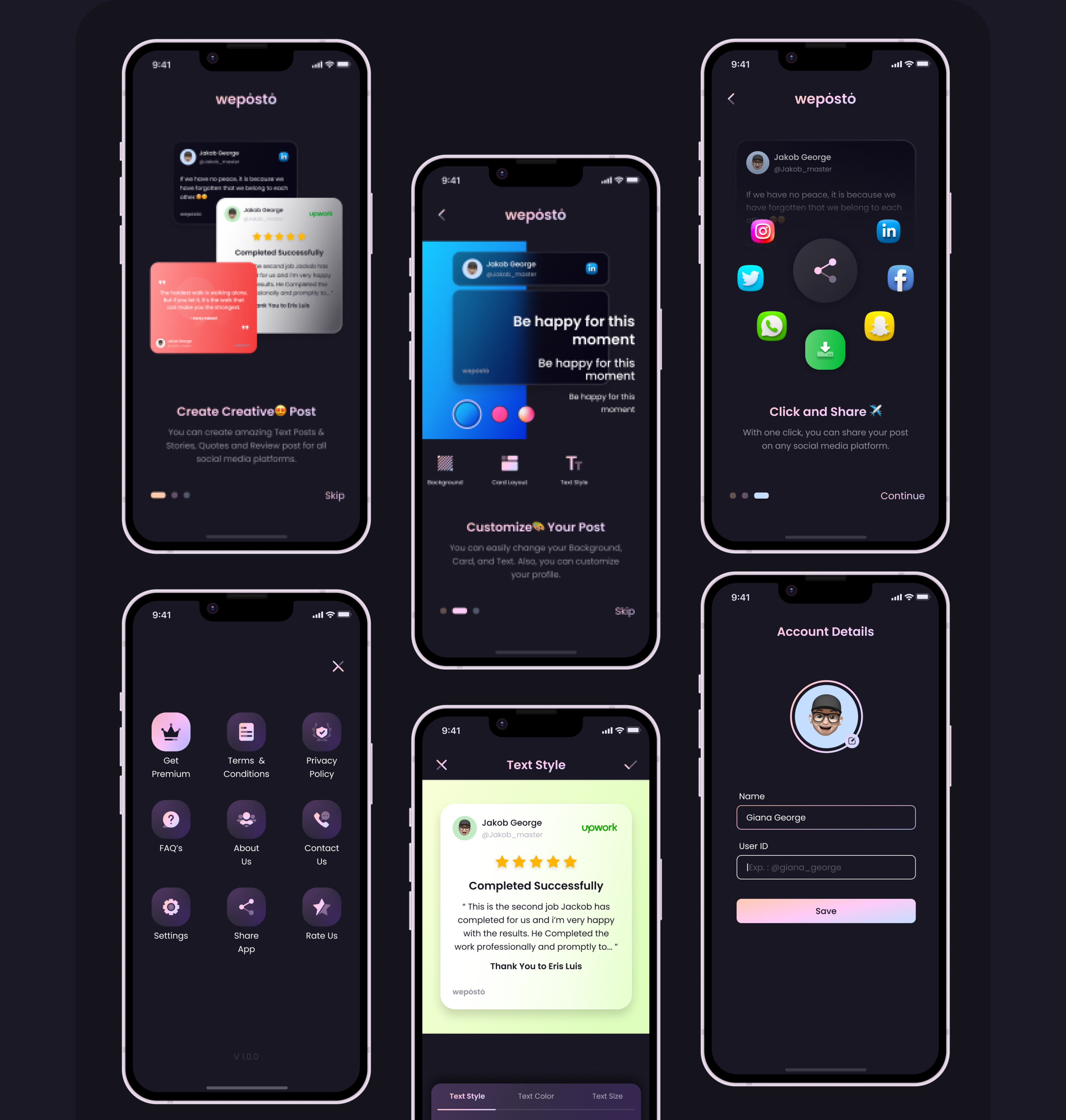 Example of Saas Product Design