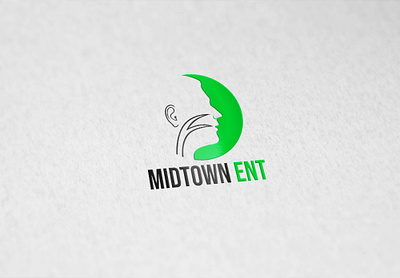 Midtown ENT clinic design ears ent logo medicine midtown nose