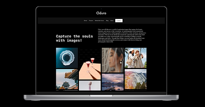 Photography Portfolio Web Design branding ui ux web