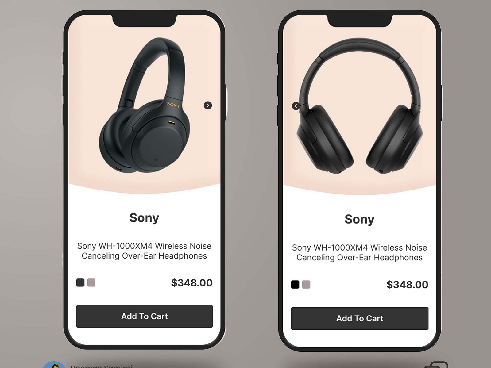 Headphones app by hooman samimi on Dribbble