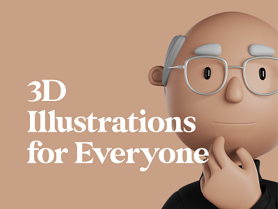 3D illustrations for everyone 3d 3d animals 3d avatars 3d characters 3d emojis 3d emoticons 3d heads 3d icons 3d kit 3d pack 3d pets apple memoji blender design free illustration illustrations library resources ui