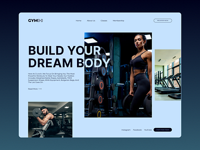 Body GYM design web design