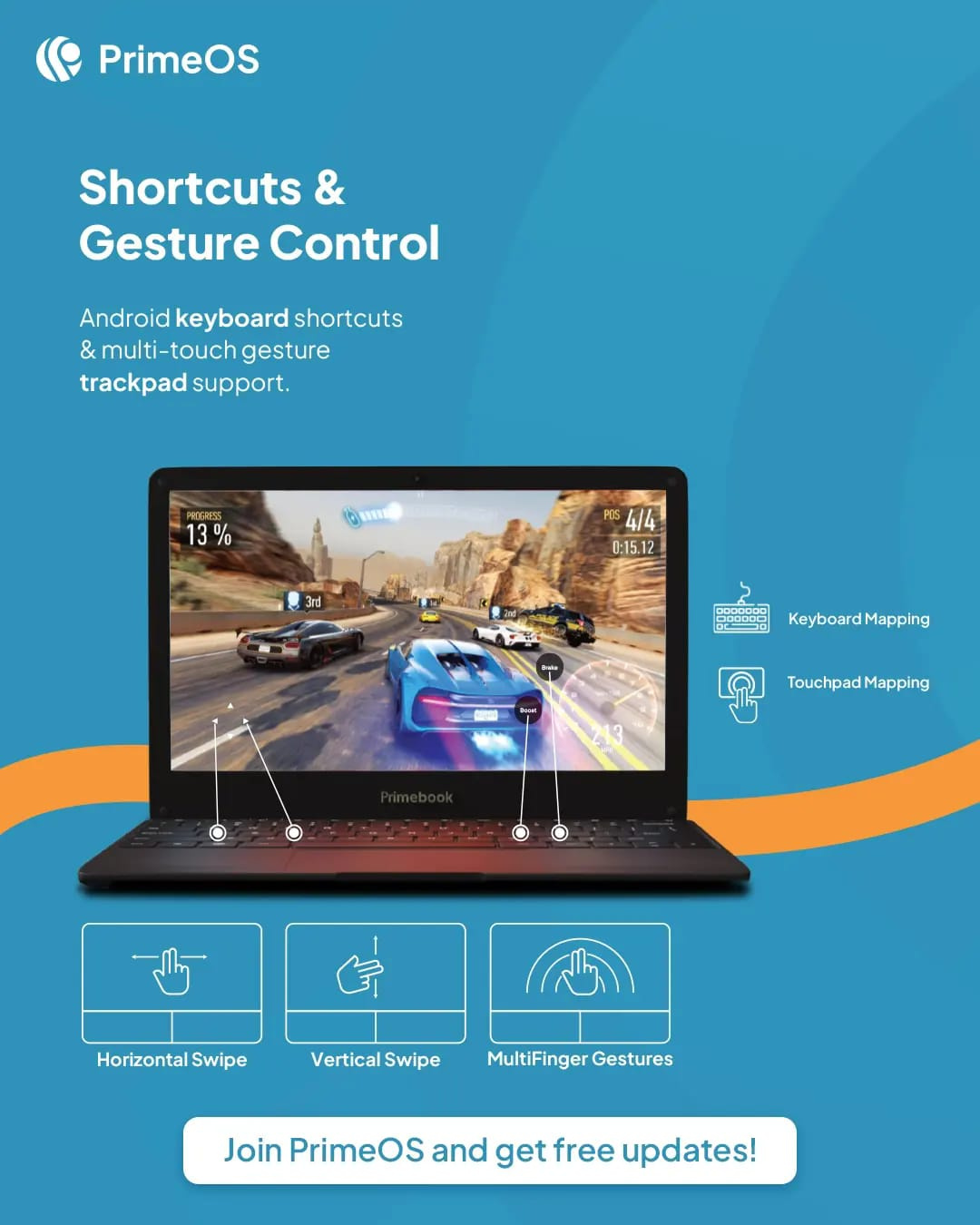 Affordable Laptop for Students with Shortcuts & Gesture Control by Rini