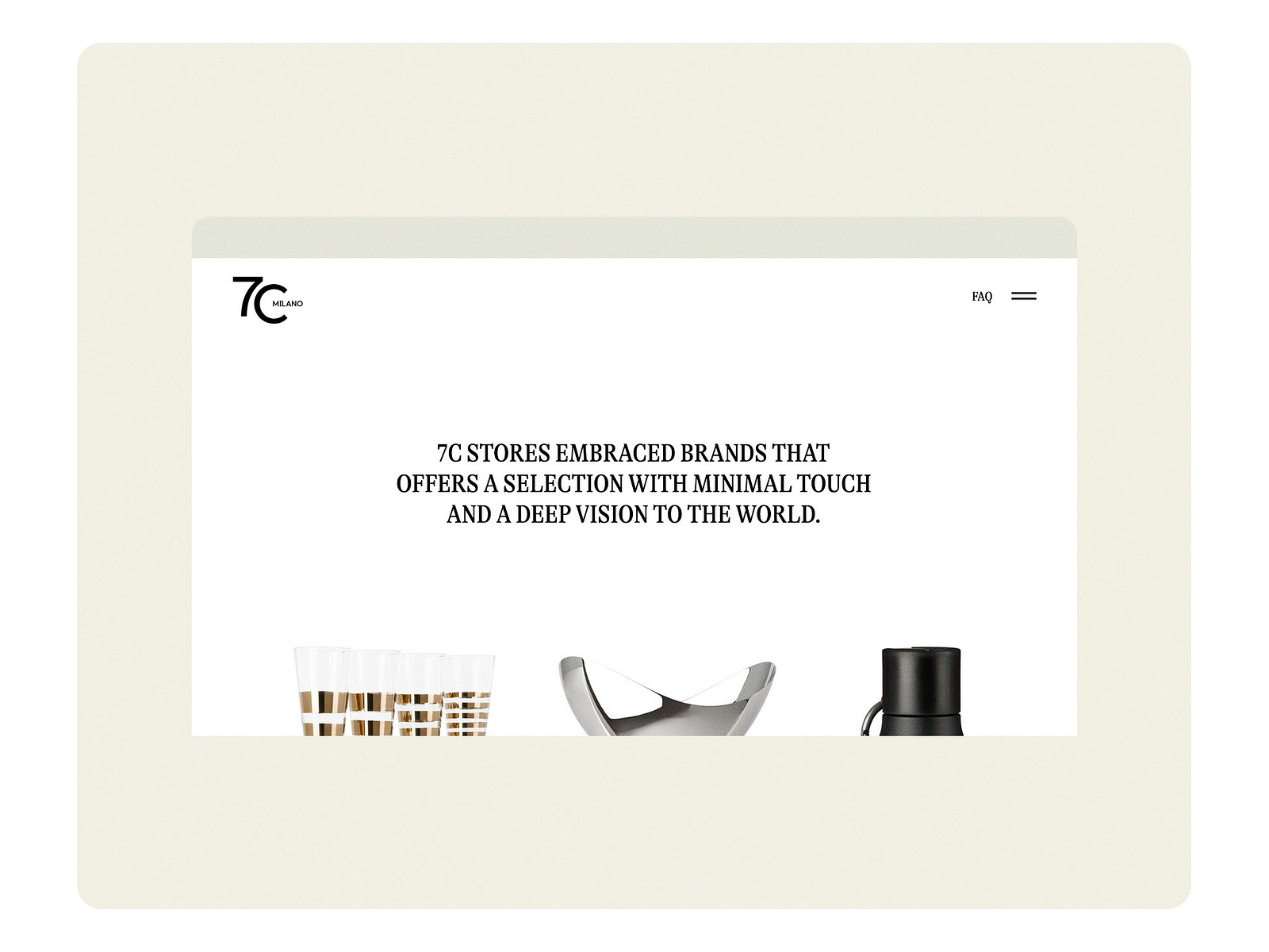 7C Store Milano • Brand Identity + Web Design by Nico on Dribbble