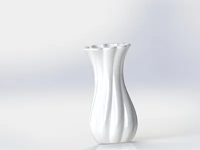 Marble vase 3d design graphic design