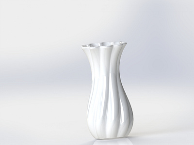 Marble vase 3d design graphic design