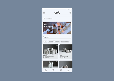 OKÂ | case study minimal product design ui design