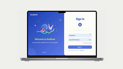 Kodland Student Platform Website Re-Design design rebranding redesign ui ui design uiux design ux ux design website website design