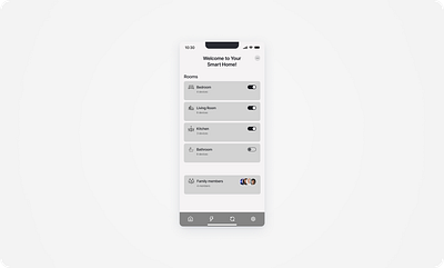 Daily UI 021 | Home Monitoring Dashboard dailyui smart home