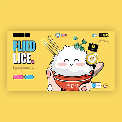 Flied lice - design and development animation branding crypto development graphic design logo typography ui ux vector