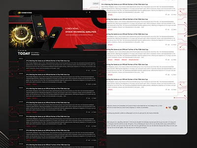 Forex website design forex illustration tradding ui ux website