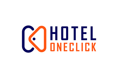 Logo Design HotelOneClick branding graphic design hotel logo logo