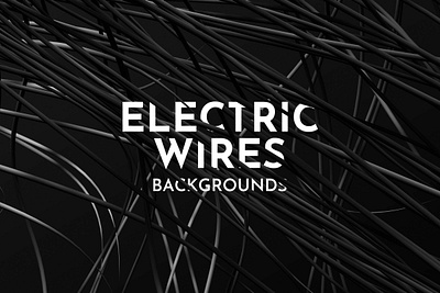 Black Wires Backgrounds 3d backdrop black black background confusion dynamic electric wire electric wires psychedelic render wallpaper wire confusion