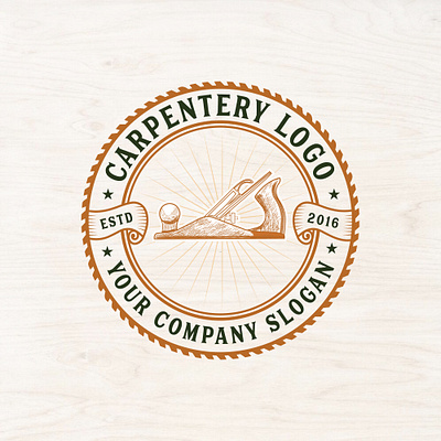Carpenter handyman logo