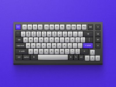 Mechanical Keyboard — Keychron Q1 Pro™ component libray design figma illutsration keys mechanical keyboard skeumorphic