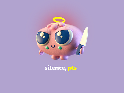 silence, pls 3d animation art character design graphic design illustration motion graphics