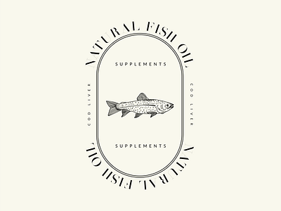 Packaging Logo | Fish Oil Supplements branding design graphic design illustration logo packaging typography