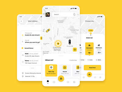Taxi Booking Application branding graphic design ui