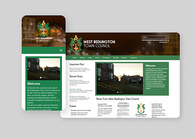 Town Council Website - Design, Development, Wordpress development logo responsive ui ux website wordpress