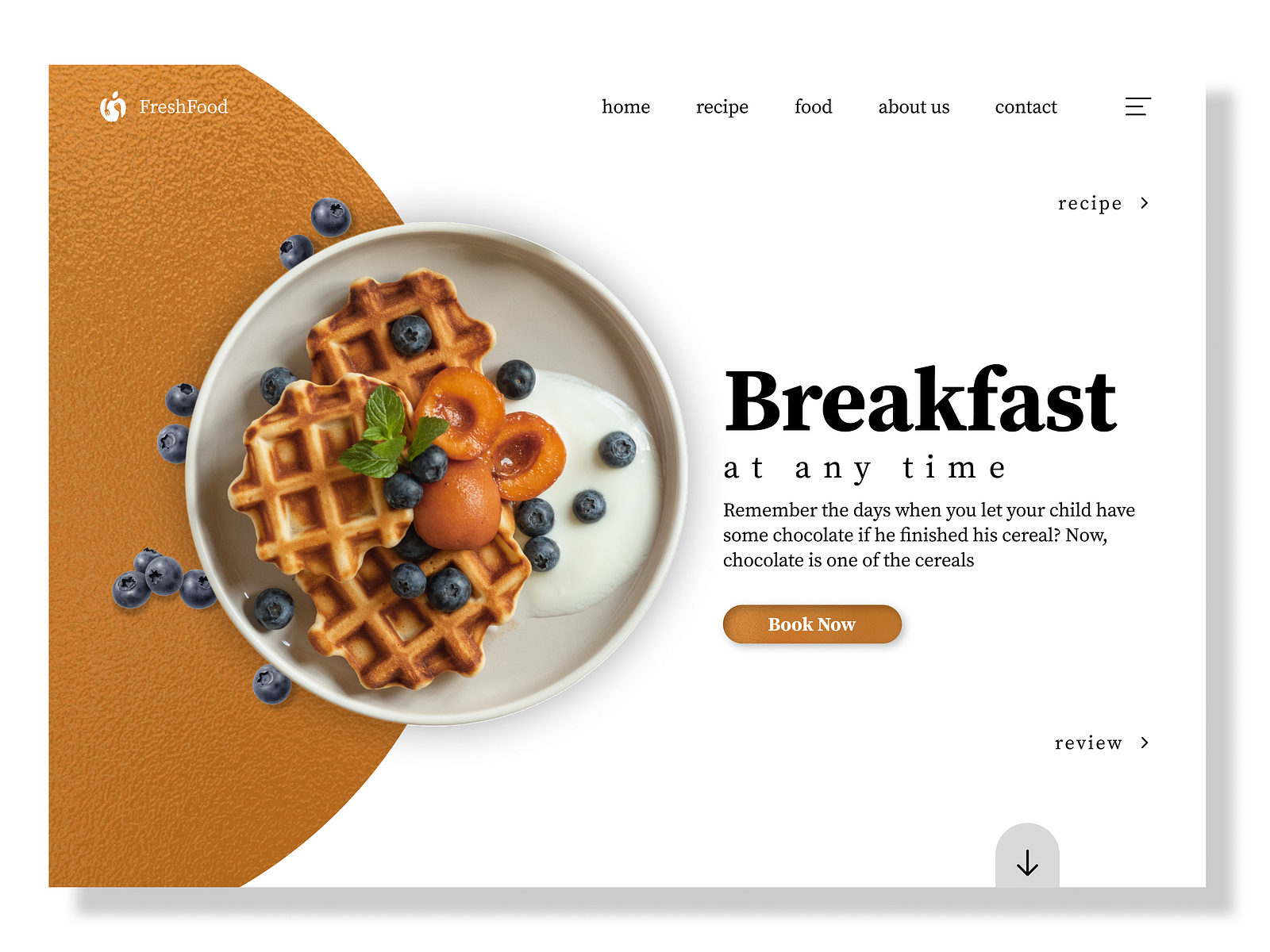 Food Design Concept by Dinis Romaniuk on Dribbble