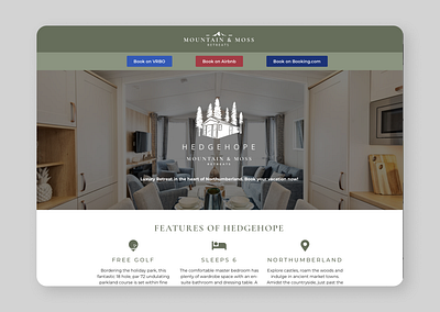 Holiday Rental Business Website - Design, Web, Responsive