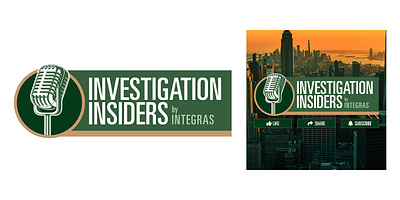 Integras Insiders Podcast Logo design graphic design logo