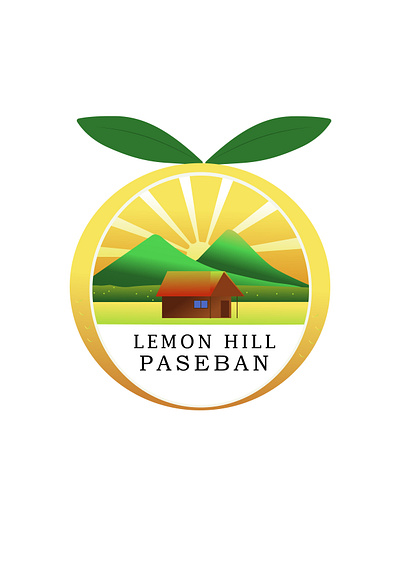 Lemon Hill Logo design ilustration logo vector