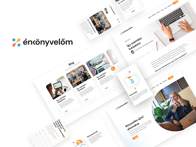 Énkönyvelőm - UI design accountant firm branding design firm design firm logo graphic design icondesign illustration logo motion graphics ui vector