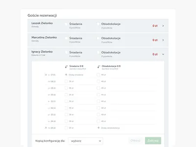 Advanced hotel meal configuration advanced anim animation concept configuration configure cube food hotel meal price ui ux