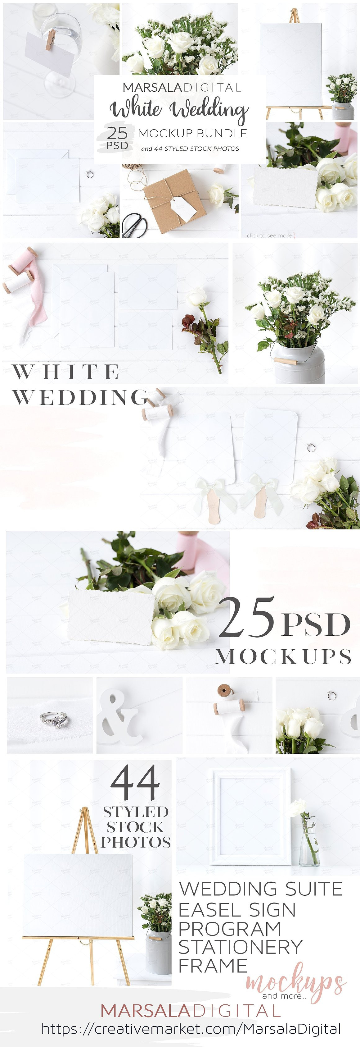 Wedding Mockup Bundle 400+ | Packaging Mockups ~ Creative Market