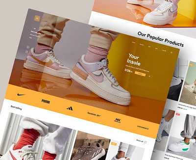 E-commerce shop design branding design figma ui ux web website цу