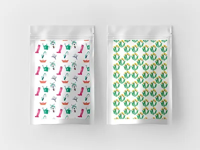 Весенний паттерн branding design drawing graphic design illustration logo typography ui ux vector