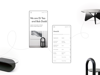 Mobile Objects & Ideas concept design e commerce mobile online store ui user interface webdesign