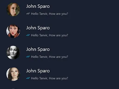 What's App clone By Tanvir Chowdhury 3d branding graphic design illustration product design ui uiux design ux vector xd