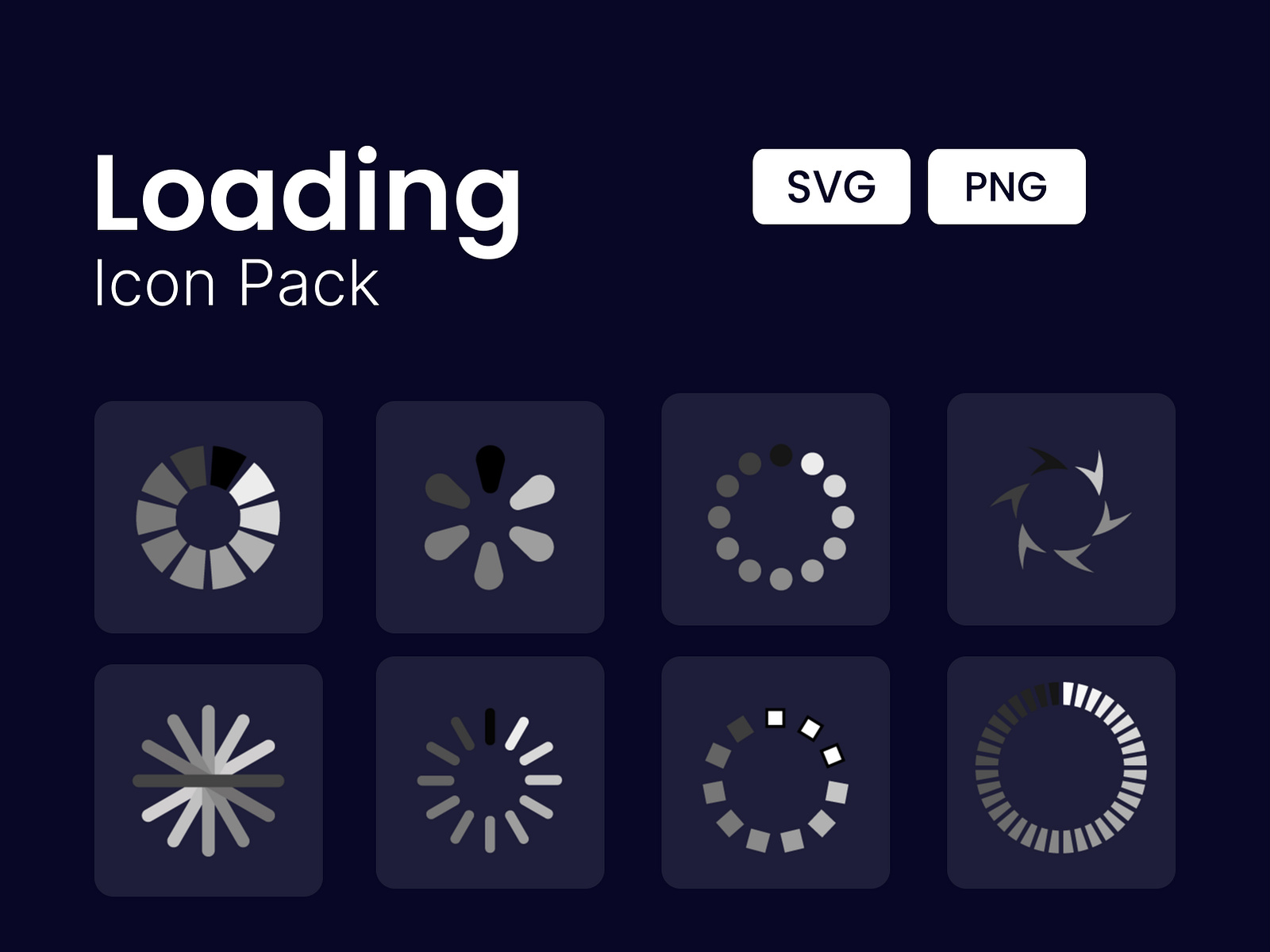 Loading Icon Pack by Yassmin Moghazy on Dribbble