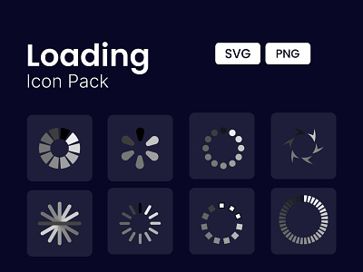 Loading Icon Pack graphic design illustration loading icons