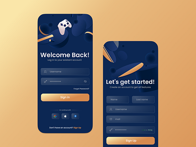 DailyUI 001: Sign up / Sign in app dailyui design graphic design interface sign in sign up ui user interface ux