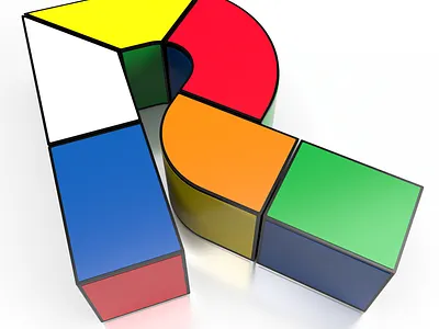 Branded Alphabet | R is for... 36dot branding game render toy type typography