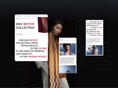 Collection - Yeng Ting Cho collection concept design e commerce online store ui user interface webdesign
