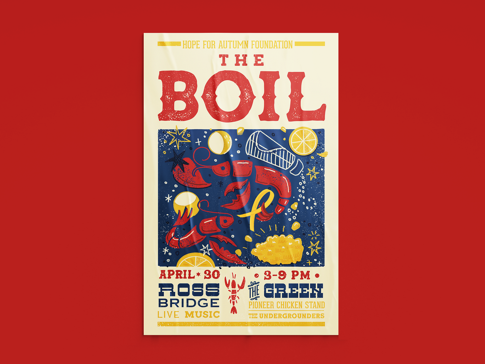 Hope for Autumn Crawfish Boil by Savannah Meek on Dribbble